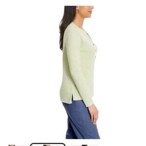 G.H. Bass & Co. Ladies' Long-Sleeve Henley Top, Green, XXl